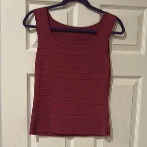 Elegant Burgundy Sleeveless Top